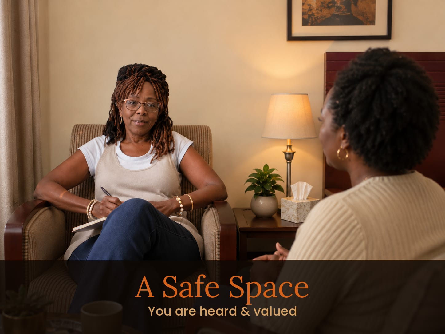One-on-one counselling session